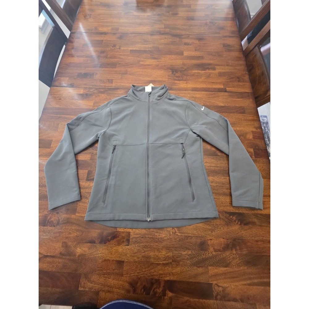 Nike‎ Alcon 2026 Golf Jacket Zip Up Womens Size Medium Stretchy Grey NWT 088